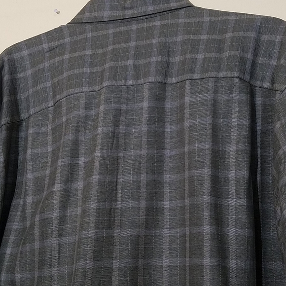 2/$35 NWT Geoffrey Beene Plaid Dress Shirt L - Picture 9 of 12
